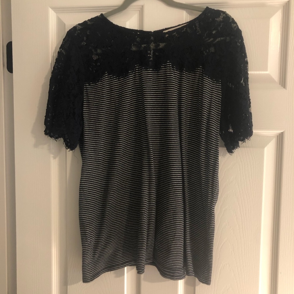 Loft land and knit top